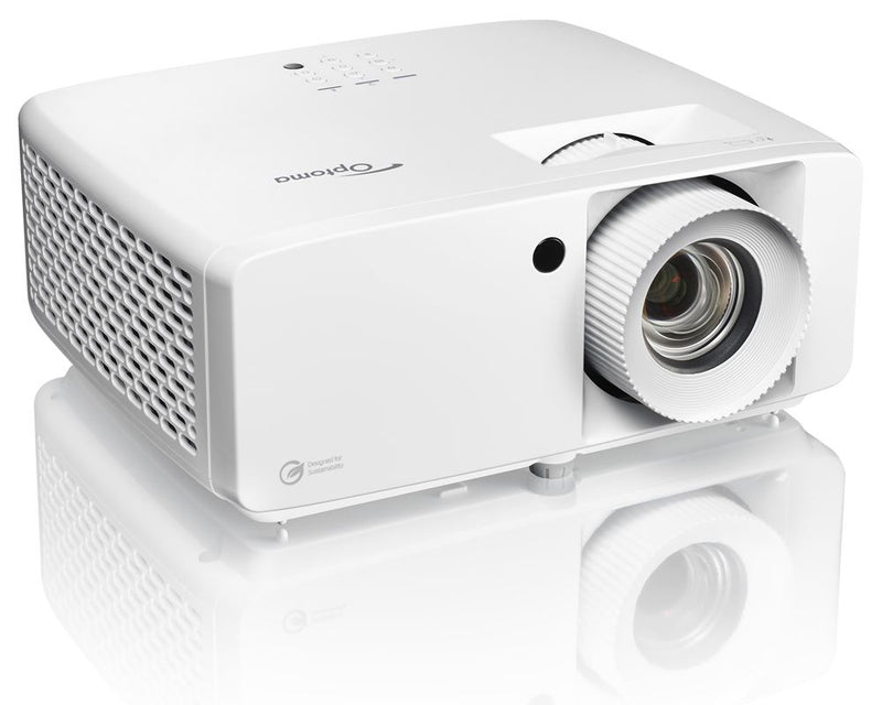 BRIGHT 4500 LUMEN 1080P LASER PROJECTOR, 2XHDMI 2.0, 1XUSB POWER, 1XRS232, 1XAUD OPTOMA TECHNOLOGY