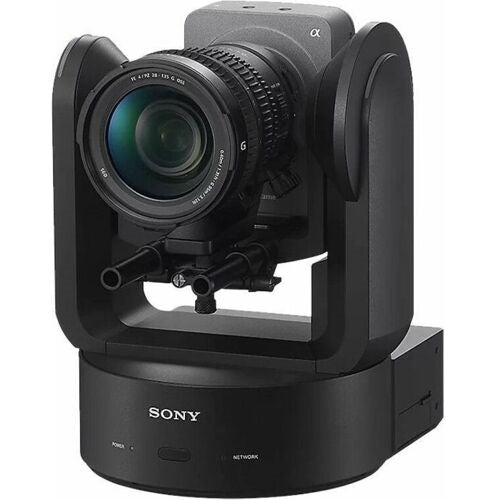 Sony ILME-FR7 Cinema Line Full-frame PTZ Interchangeable Lens camera with 15+ stop dynamic range, 4K (QFHD) high-frame-rate 120fps, Fast Hybrid & Real-time Eye AF, and S-Cinetone™ color science. Sony