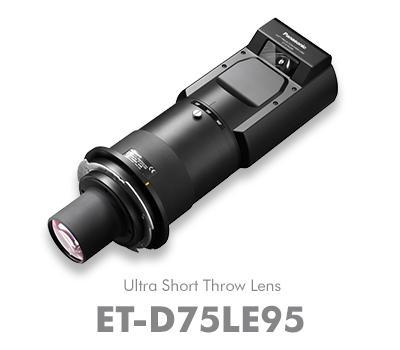 Panasonic ET-D75LE95 3-Chip DLP™ Projector Ultra Short Throw Lens Panasonic