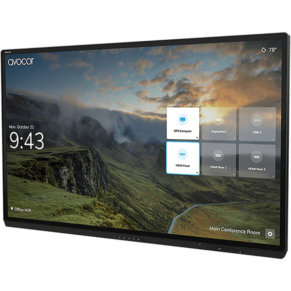 Avocor AVG-8560 | 85" 4K 3840x2160 LCD Interactive Touch Display 16/7 Avocor