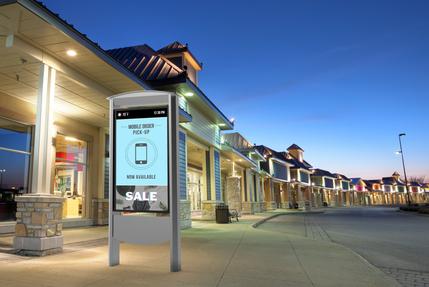 Peerless-AV | 55" Outdoor Smart City Kiosk Designed for Samsung OHF Displays PEERLESS