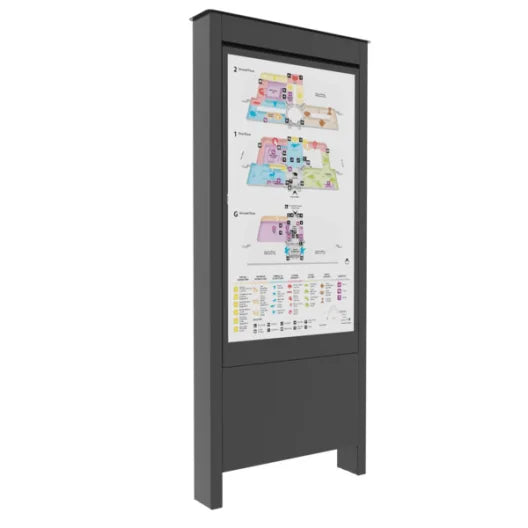 Chief OLF55BP-S - Impact™ 55 Inch Outdoor Portrait Kiosk, Samsung OHF/A Series CHIEF