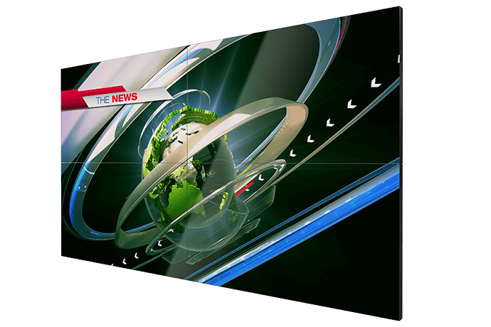 Christie FHD553-XE-HR  | 55” FHD 700 nit extreme-narrow bezel LCD video wall panel with remote power. CHRISTIE