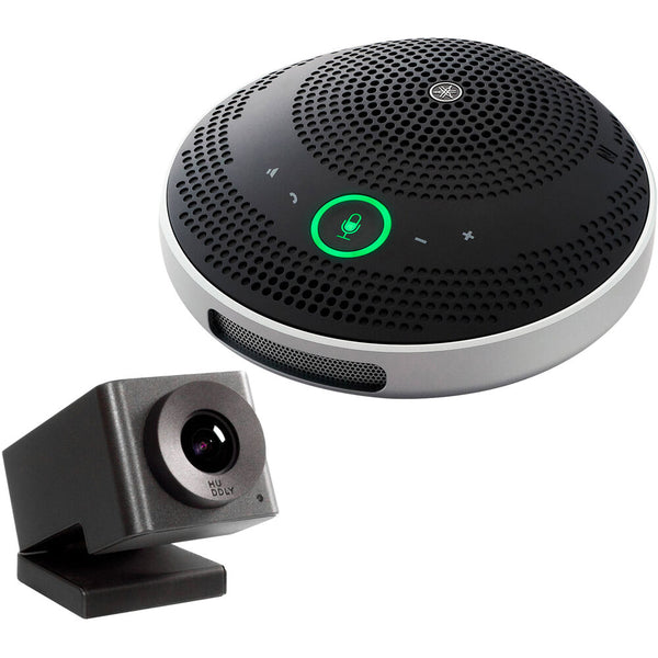 Huddly Go Conferencing Camera w/Yamaha Work From Home Speakerphone- Black HUDDLY